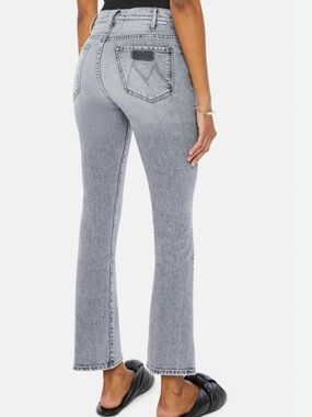 Mother The Hustler Ankle Jeans Drawing a Blank Stretch High Rise Womens 28